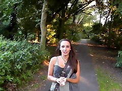Slut Gets Facialed and Walks Around The Park