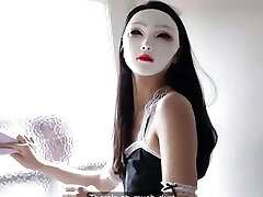 Hot petite asian whore gives hj to super-sexy kna paksa japan with petite tits.