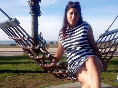 asombroso video xxx espectáculo de reloj más caliente al aire libre