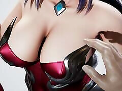 bunny girl sexy aime le sexe anal hardcore intense et rugueux