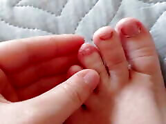 I leave you a big surprise of my feet just for you
