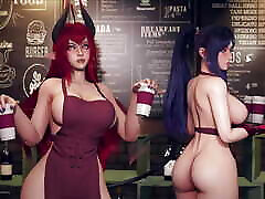 Ryanreos Sexy Waitress Big Tits Perfect Body Big Ass Addicted to Intense Sex
