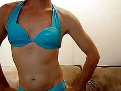 trage verschiedene frau bikinis!