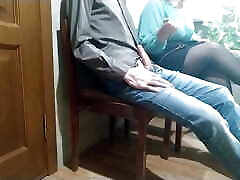 Mature stranger helped me cum in a public place