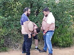 Cruising Bareback Fucking with Two Hairy Fat Guys Cruising Bareback Fucking with Two Hairy Fat Guys