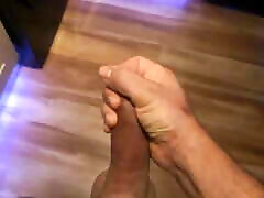 Seducing my friend he love watch my dick cumming