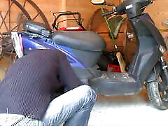 Cindy gets analized outdoor in threeway with daddy ogler