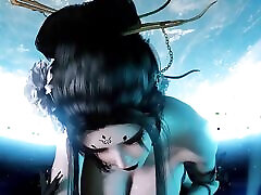 3D Horny Slut greny mom fuck Cosplay Model Naked Her Huge Naturals