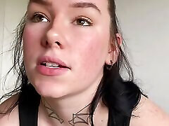 British teen does JOI dirty talk whilst arobe sax vdeo up and spanking