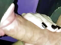 Wife at Gloryhole Blowjob at Adult Public Cinema