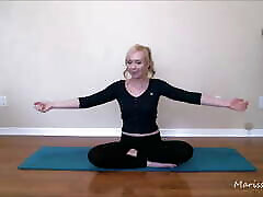 Yoga Instructor Shows off Her Form