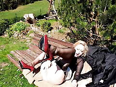 That was the sunny, spring day. I was sitting on a bench in the garden