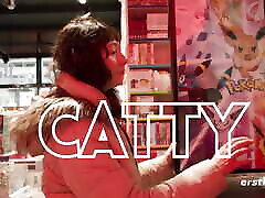 Ersties - Intimate portrait with cosplay fan Catty playing wax and climax