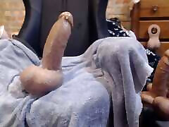 Omega Dildo from Hankey&039;s Toys - Mounted and Moaning on his Huge Balls