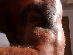 Hairy Bear Undressing Jerking and Flexing Muscles Hairy Bear Undressing Jerking and Flexing Muscles