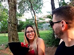 Valentine&039;s Day Fuck with a call girl sex with customer Brazilian Babe Picked up in Ibirapuera Park