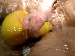 Rubber Ducky Late Night Bath with Hot Model Bree Haze