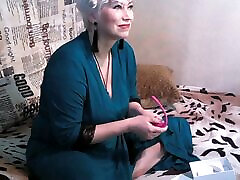Chubby mature cumshot and squirting bitch masturbates and passionately cums to classical music...