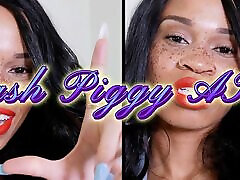 cajero automático piggy cash-diosa femdom de ébano hairy gf teen reed malcriada