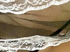 Filipina playing small dildo to her pussy