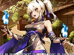 EP9: Double Footjob with Manari and Yutaka - Half-Demon Shinobi