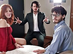 An Italian Couple Makes a Casting with Fucktotum Which Ends with Threesome