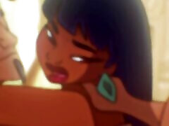 The meri gangs ki sougandh To Threesome - Double Penetration - Cartoon Parody UNCENSORED