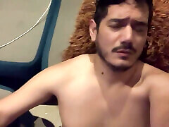 Muscular submissive does whatever I ask him to