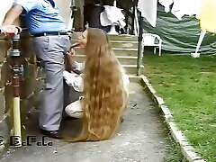 alte kerle knallen ein blondes küken