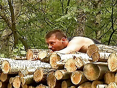 Busty Brunette Fucks Hard Cock Outdoors
