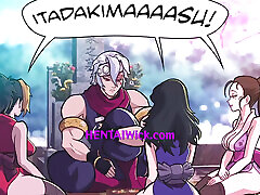 entrenamiento de lord tengen y sus esposas - parodia de sexo de dibujos animados-sub