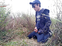 Cute gay Asian twink Jon Arteen speaks French wanks his pussy teasing cum penis in the rain, lubricated with his saliva moans ejaculates Cute gay Asian twink Jon Arteen speaks French wanks his pussy teasing cum penis in the rain, lubricated with his saliva moans ejaculates