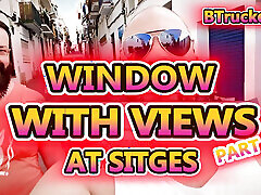 Window with Views at Sitges Part1 4K Window with Views at Sitges Part1 4K