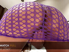 Vivi Starr Sexy Fishnet Lingerie Fit Check