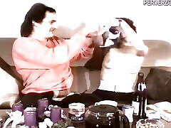 Vintage couple fucking in the living rotar marina - DvD
