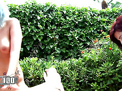 Fucking a shemale and her girlfriend