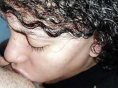 DAMN, WHAT AN INSANE BLOWJOB, this slut fucks her throat madly