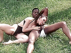A Black Cock for a Nice Fuck on the Lawn
