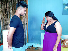 Desi Malkin seduce by her servant while her pussy excited for the sex