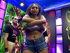Ggg - Black Pearl Is Pissed in the Mouth and Taken Horny Doggy.