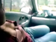 Asian Babe Gives Blowjob in a Car - Amateur Indonesian Video