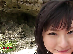 megumi haruka gibt blowjob im freien, bevor sie unter den sternen creampied wird
