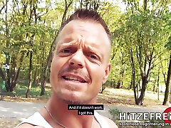 Hot outdoor fucking in the morning with Bodo and Jana - Hitzefrei