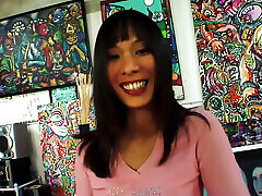 Asian MILF Miako Bends Over for Neighbor&039;s Thick Cock and Gets Facialed