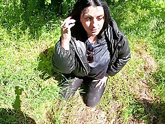 fellation chaude en plein air et jeu de seachtired of sex avec une doudoune 269
