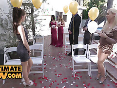 inolvidable sesión de sexo de boda con tres chicas gianna dior, kristen scott y jade kush-es pov