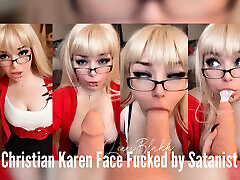 christian karen wird von satanist ins gesicht gefickt kurze version