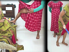Komal&039;s mistress turned out to be a lesbian and the maid played with her