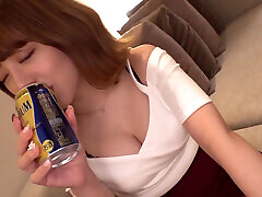 Part 1 you Must Fall in Love with Her! Very Cute and Beautiful Buttocks Con Cafe Clerk