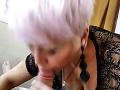 My wife is my best whore! Footjob, blowjob, handjob, titjob and other mature fun...